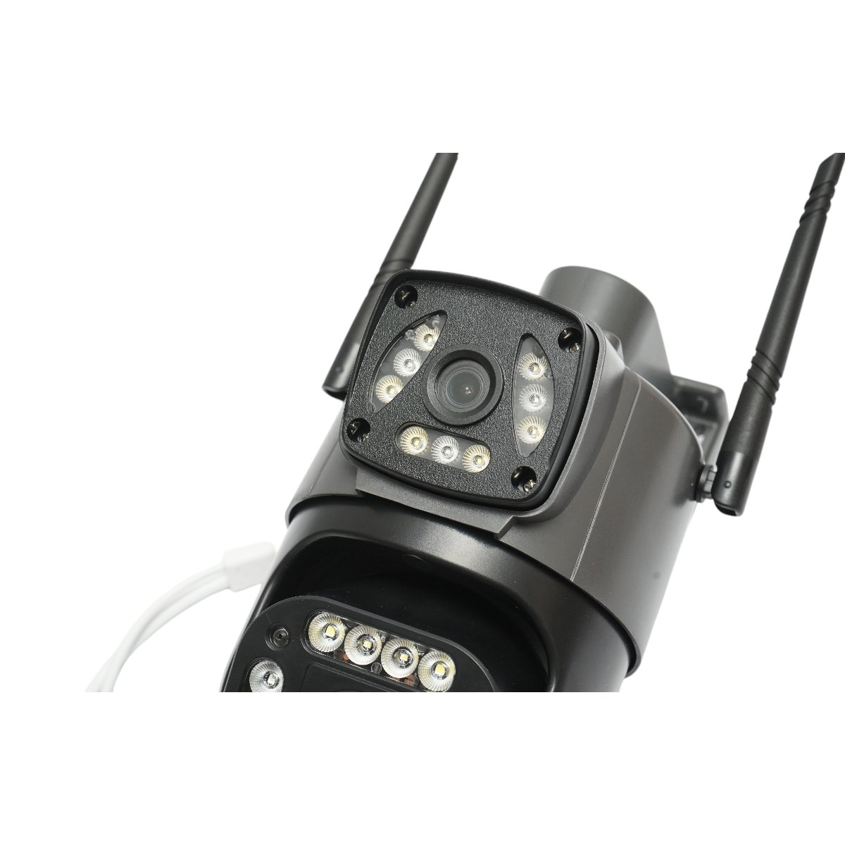 Camera de supraveghere lentila duala 4MP 1080P, WIFI & 4G, PTZ cu senzor de miscare, detectie umana si aplicatie V380 Pro